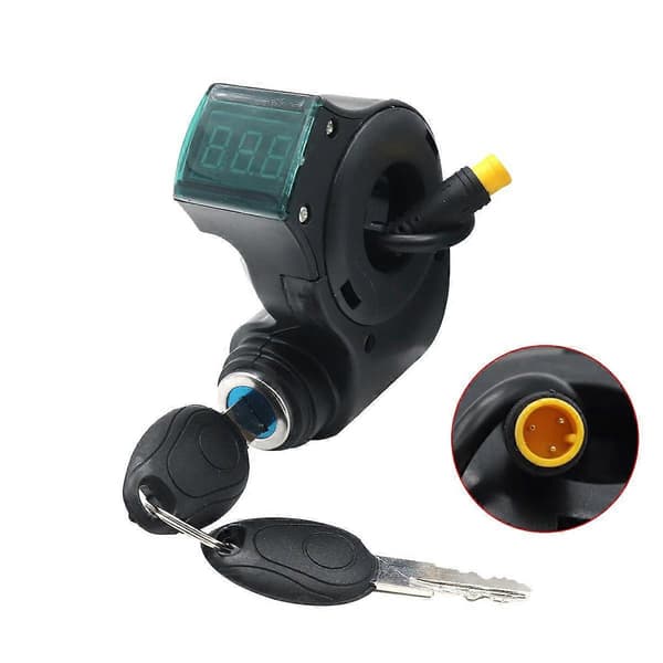 LT01 Displaymåler+3PIN Tændingslås Nøgle til 8/10 Wolf Warrior X Wolf Warrior 11 E Scooter