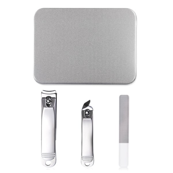 Manikyr Set 3 i 1 Nagelklippare Set Tånagel Nail Kit Manikyr