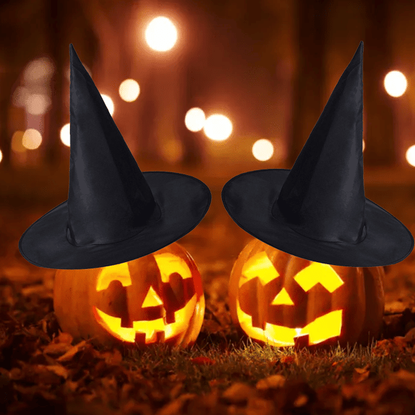 2st Kvinnor Häxa spetsig Hatt Cosplay Halloween Party Kostym L