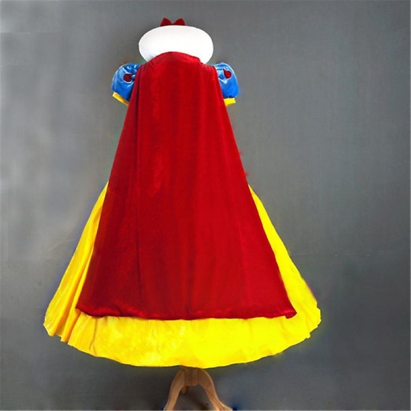 Vuxen Cosplay Klänning Snövit Tjej Prinsess Klänning Kvinnor Vuxen Tecknad Prinsessan Snövit Halloween Party Kostym K Adult Costume XXL