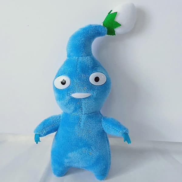 Pikmin Plyschleksaker Blomknoppblad Mjukfylld docka Kid Present Blue bud 15cm