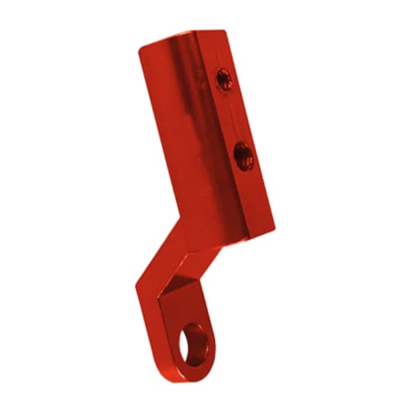 Motorcykelhållare Spegelmontering Riser Extender Adapter Aluminiumlegeringsfäste Red