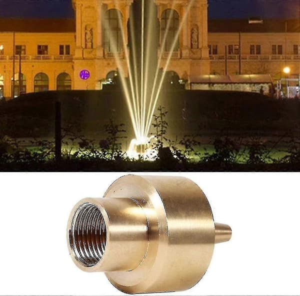 Fontene Pumpedyser Sett Vann Sprøytehoder Fontene Dysesetting Messing Fontene Sprinklerhode Dam Basseng Sprøytedyse Vanning Dusjing Tilbehør(g