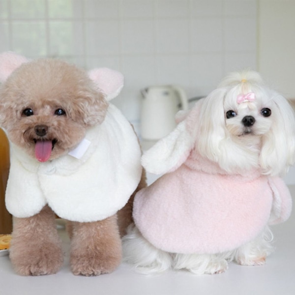 Pet Varm Kappe Hunde Natkjole ROA pink S
