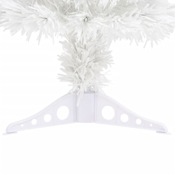 vidaXL Plastjuletre med LED hvit 64 cm fiberoptikk Vit