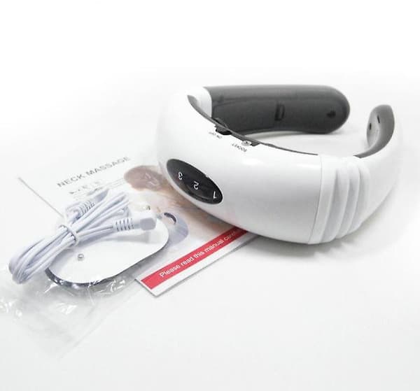 Elektrisk Pulse Nacke Och Rygg Massager Långinfraröd Uppvärmning