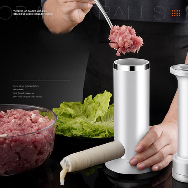 Pølsekoger Kødbollemaskine Pølsestopper Dobbelt anvendelse 22.5*9.5CM