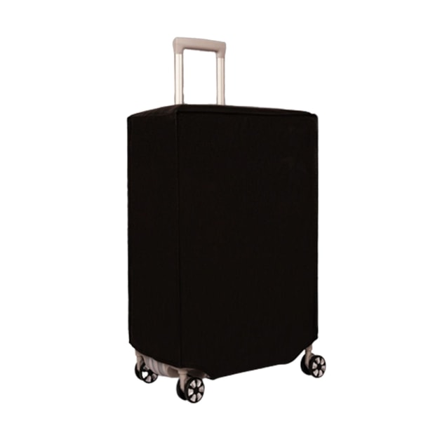 Non-woven Cover Slitstarkt anti-scratch Resväska Skydd Vattentätt Bagage Skyddsfodral Black 20 inch