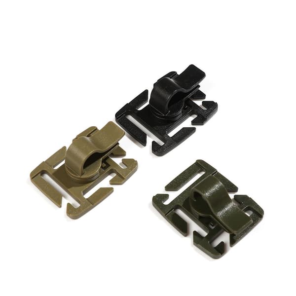 1/2/5 st D Ring Clip Mountain Clamp SVART 1 STIL 1 STIL 1