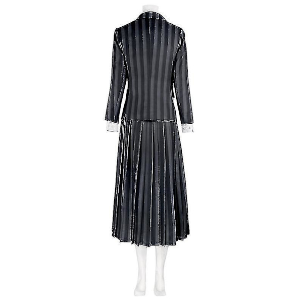 Keskiviikko Addams -asu mekko Halloween Cosplay -juhla-asu