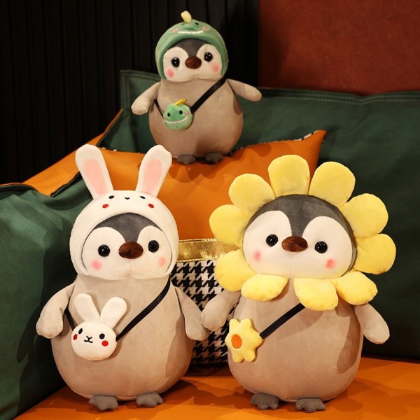 Penguin Kudde Plyschleksak 25CMSOLBLOMMA SOLBLOMMA