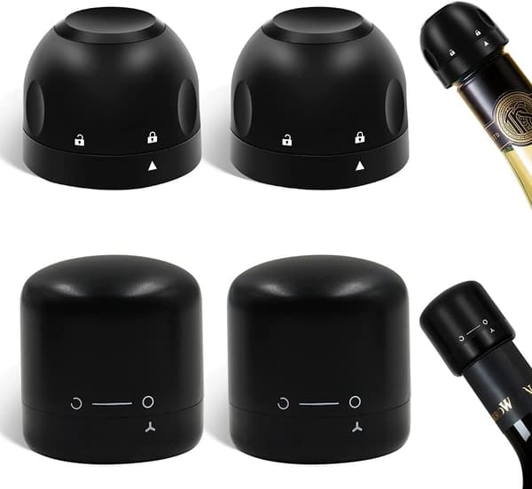 Vinflaskestopper, gjenbrukbar vinstopper og champagnestopper
