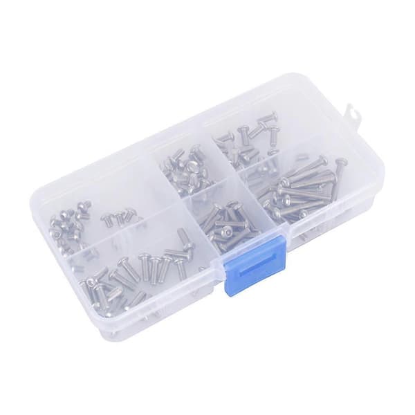 120 stk M3 hann-hunn messing avstandsstykke PCB-kort skruer mutter sortiment