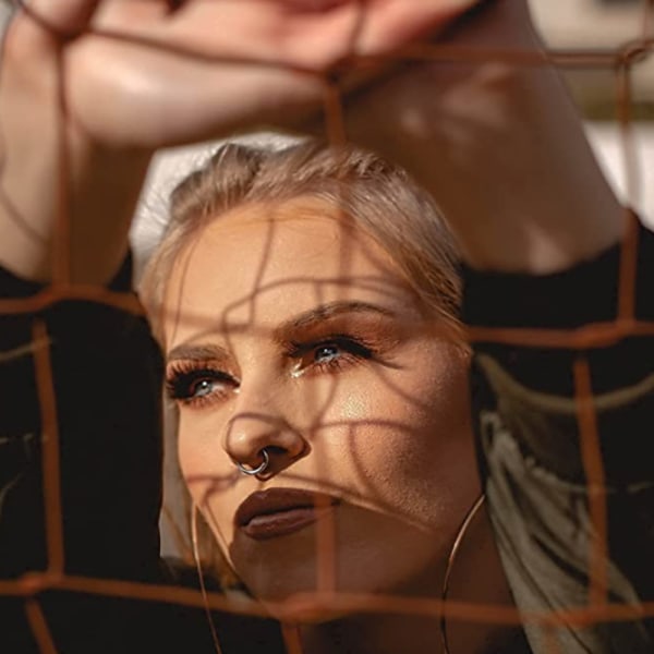 Titanium 20g D Form Næse Hoop Næse Stud
