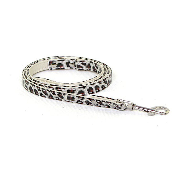 Hundesnor i Leopard-mønster white O/S Vit