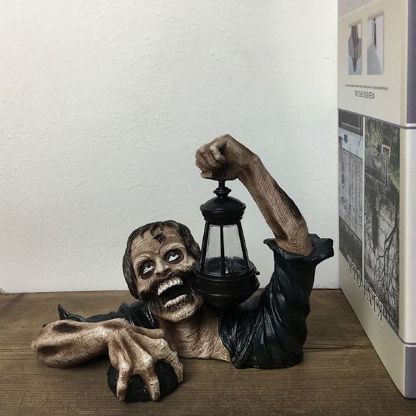 Zombie Resin Staty Personlig handgjorda hantverk Halloween-prydnad för hemträdgårdsdekoration Zombies