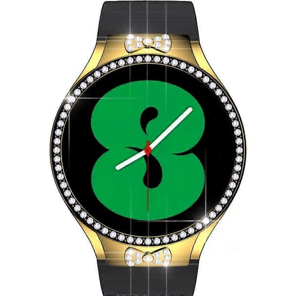 Smartwatch Shell Crystal Diamond Bezel Ring Beskyttelsesdeksel for Galaxy-watch 4