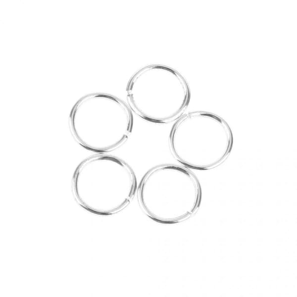 300 stk Åpne Hoppringer 4mm Rustfritt Stål Halskjede Kjede