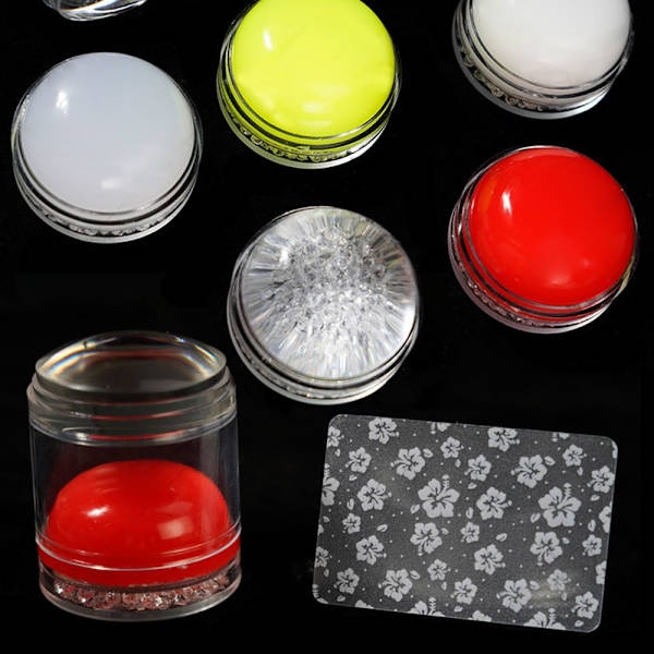Silikone Negle Stamper Kit Negle Stempling Skabelon 08