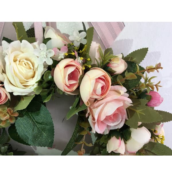Silk Wearth Rose Kunstige Blomster Kranser Dør Perfekt