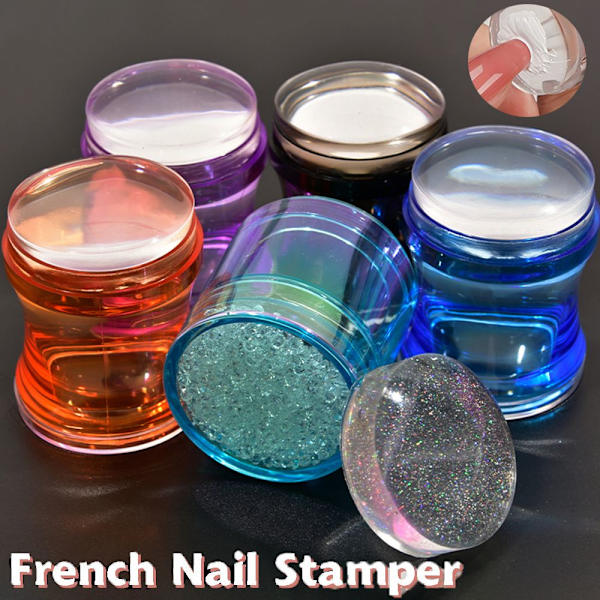 Silikone Negle Stamper Kit Negle Stempling Skabelon 08