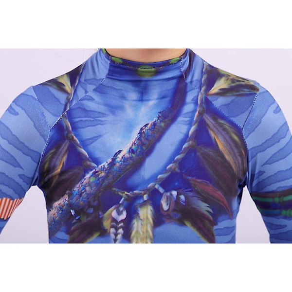 Avatar Cosplay -asu Halloween Lapsi Aikuinen Asu Haalari Lapset (M-120) Women Kids (L-130)