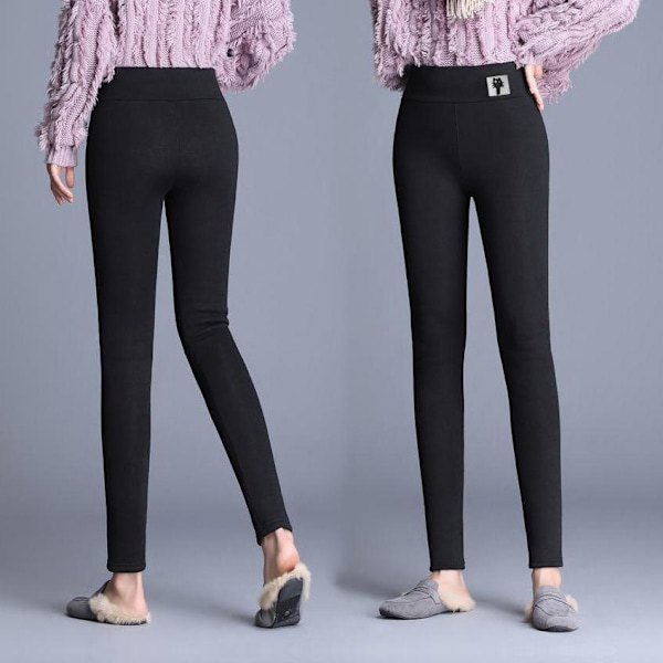 Vuoratut talvileggingsit - Naiset - Pitävät sinut lämpimänä Black L