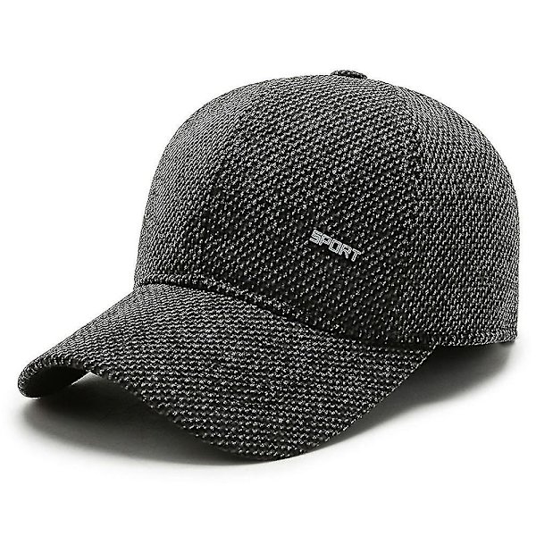 Vinterhattar av hög kvalitet för kvinnor Män Grå Khaki Cap med öronlapp Håll dig varm Tjock Cap