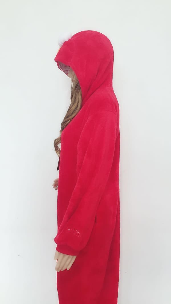 Red Sesame Street Cookie onster Blå&röd Elmo Costume Pyjamas M
