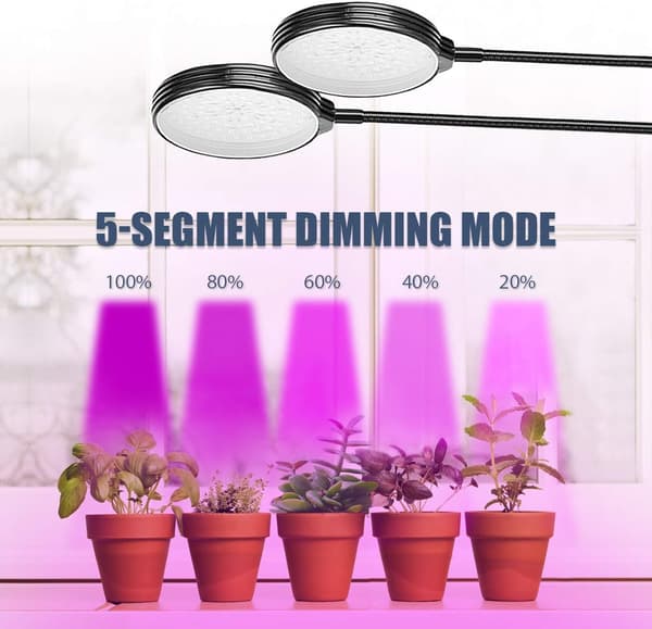 Plant Growth Lampe, 360° Fuld Spektrum Havearbejde Lampe, Meget Velegnet