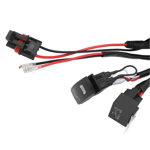 DC12V UTV LED Lys Bar Ledningsnett 300W 14AWG 1 Ledning Plug and Play for UTV med Puls Samleskinne