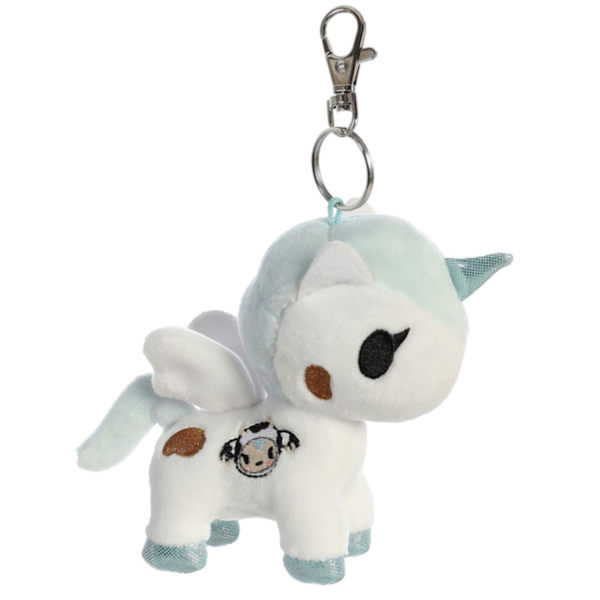 Tokidoki Mooka Unicorno Nøglering Plysdyr white