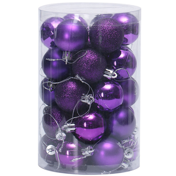 34 ST Julekuler Ornament Sett 4cm/1.57in C