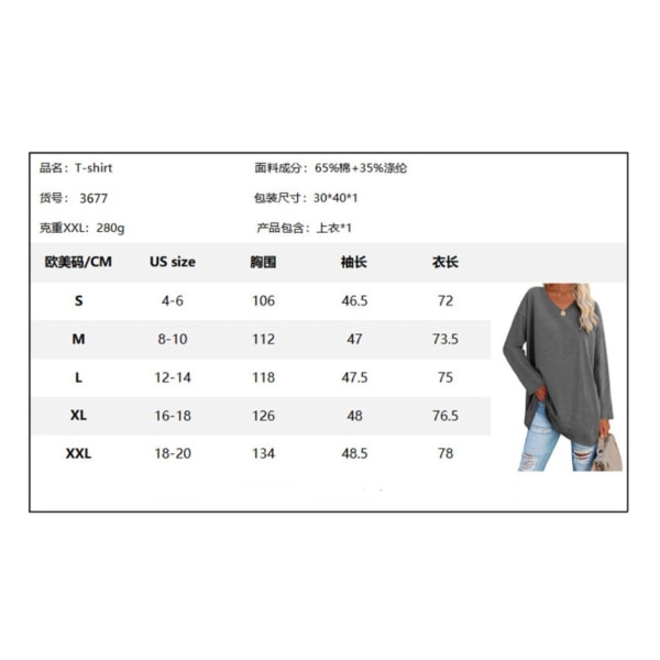 oose Drop Shoulder Sleeve V-Neck Solid Top L