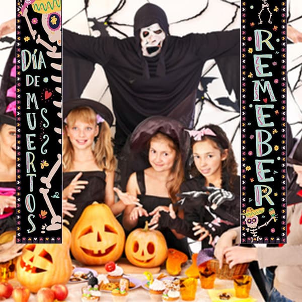 Halloween Dekor, Velkomstbannere Verandaskilte til yderdør DL8101