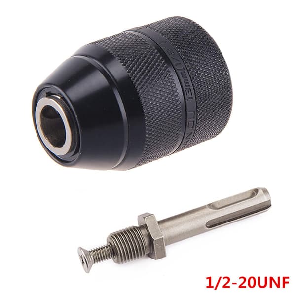 Heavy Duty Professional 2-13 mm 1/2-toms SDS-Plus-adapter med borchuck