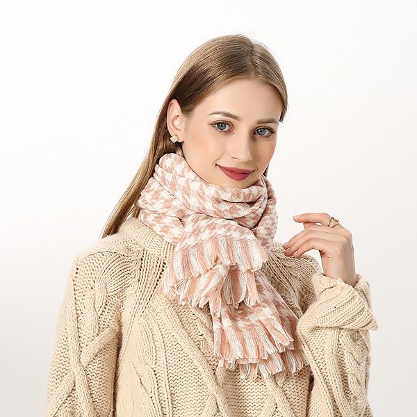 Håll dig varm Vintersjal för kvinnor, filt Wrap-sjal, mjuk stol Khaki 180*70CM