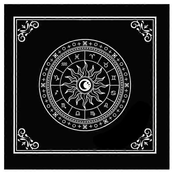 Ikke-vævet Tarot Pad Dug Rune Spådom Alter Tarot Patch Borddækning