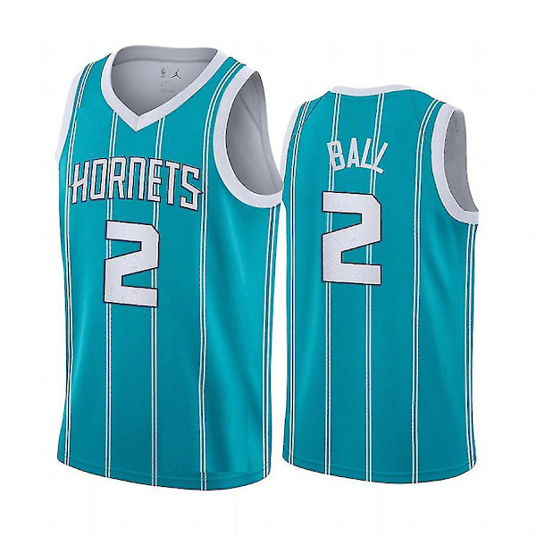 Ny sesong Charlotte Hornets Ramello Ball Jersey sportstrøye XL