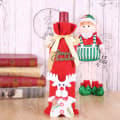 Lace Wine Bottle Cover Sticker Skyddsärm Party Christmas Elk