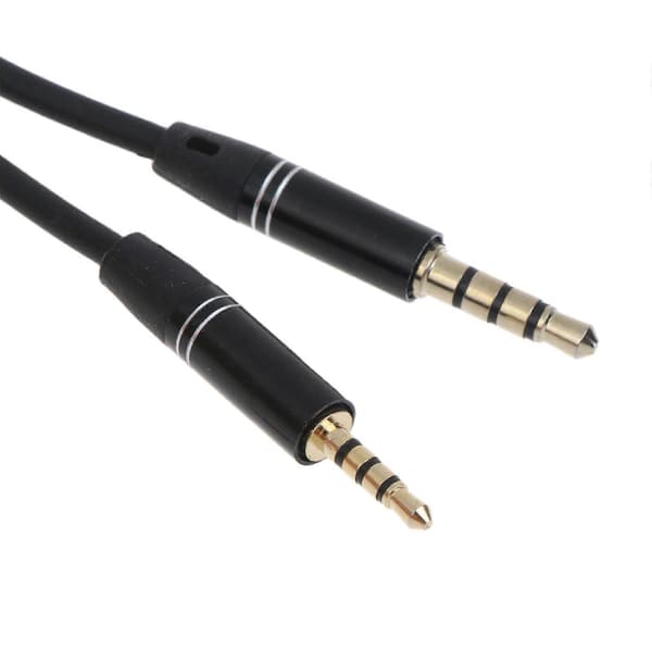 Lydkabelerstatning for hodetelefoner 3,5 mm til 2,5 mm forlengelses-aux-ledning