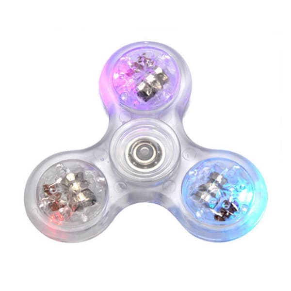 7,5 cm LED Spinner Aktivitetslegetøj Angst Gyroskop Børne Fingerspidslegetøj