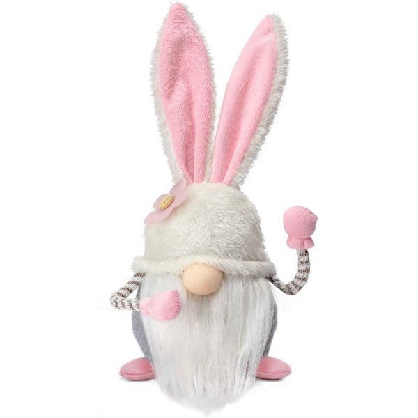 Gnome Bunny Vår Gnome Påsk semesterhemsinredning Gnome Plysch Handgjord Bunny Gift Ray