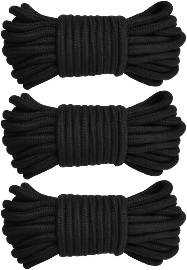 #PCS Bomullsflätad förtöjningslina Mjuk stickad lina, 10m/33ft 8mm tjock sladd,#