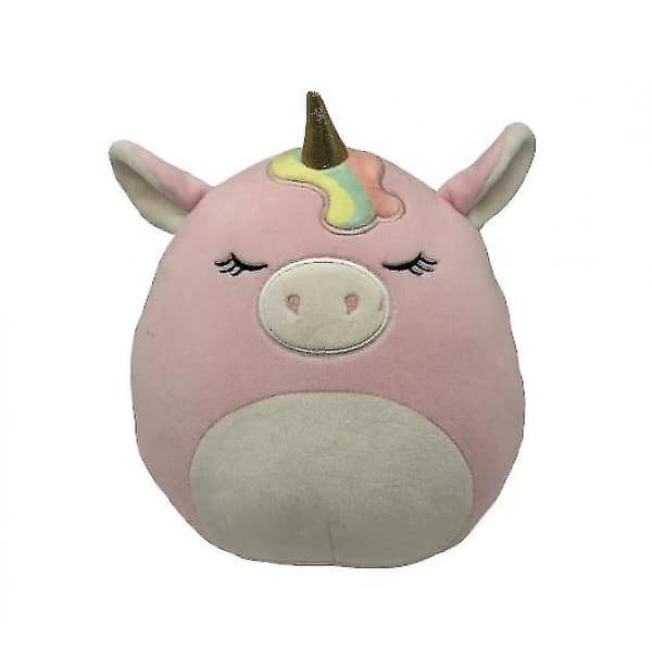 Plyschdockor Kudde Barnpresenter Gosedjur Present A Pink unicorn