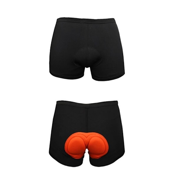 Unisex mustat pyöräilyshortsit Solid Cosplay Mukavat U Black XXL