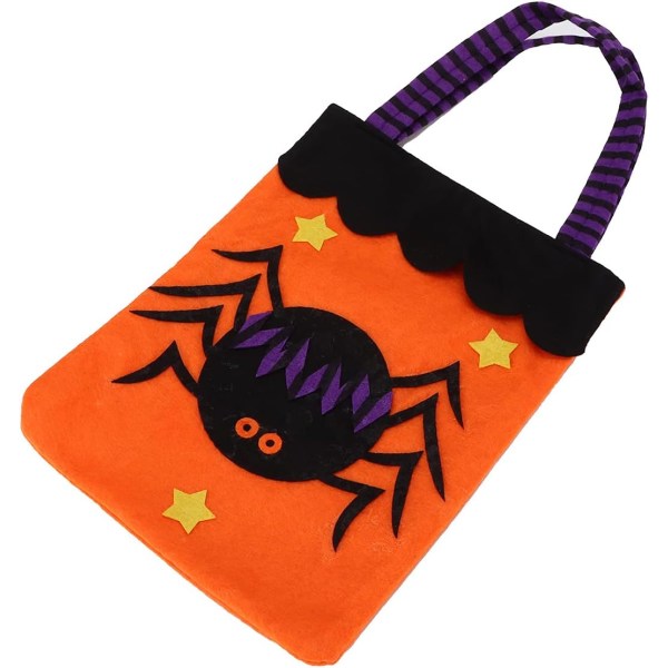 Halloween Non Woven Väskor Spider Goodie Toes