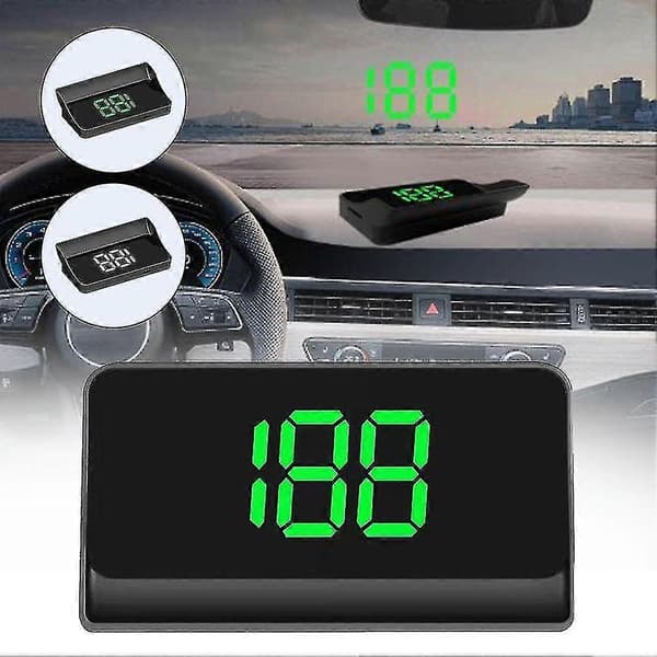 Bil Digital USB GPS Speedometer Head Up Display for biler m/ hastighet Km/t Universal-xdd