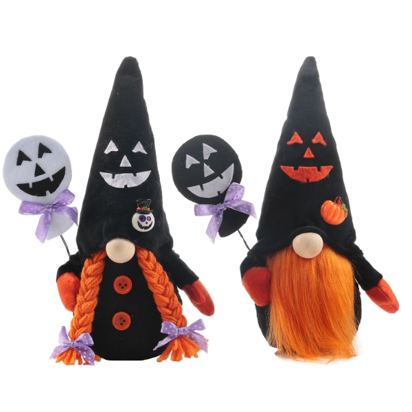 Förtjusande plysch Gnome Doll För Halloween Gåva och Samling Mjuk stoppad leksak för barn Heminredning Female
