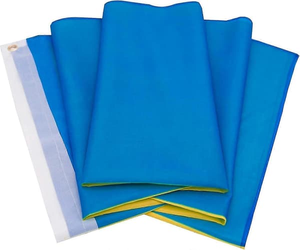 Ukraina flagg 3x5 fot Ukrainske nasjonalflagg Polyester 3x5 fot flagg